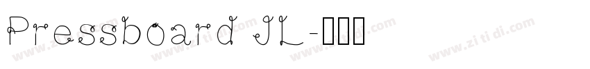 Pressboard JL字体转换